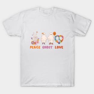 Peace Ghost Love Shirt, Halloween Gift, Halloween, Halloween Shirt, Fall Shirt, Gift for Halloween, Halloween Tee, Funny Halloween Shirt T-Shirt
